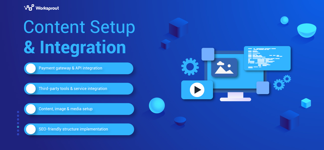 integration and content setup